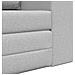 Divano Letto 2-in-1 Grigio Nuvola 148x71x83 cm Tessuto - Foto miniatura 9