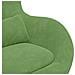 Poltrona a uovo  Verde Chiaro in Velluto - Foto miniatura 7