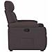 Poltrona Alzapersona Reclinabile Marrone Scuro in Tessuto - Foto miniatura 6