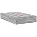 Struttura letto con contenitore  Grigia Sonoma 120x190 cm - Foto miniatura 8