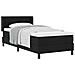 Letto box spring con materasso con materasso Nero 100 x 200 cm - Foto miniatura 3