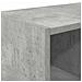 Scarpiere 2 pz Impilabili Grigio Cemento 89,5x30x40 cm - Foto miniatura 7