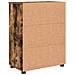 Mobile da Bagno Rovere fumo 60 x 35 x 80 cm Legno multistrato - Foto miniatura 8