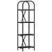Libreria Rovere nero 40 x 30 x 146 cm Legno multistrato - Foto miniatura 1