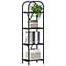 Libreria Rovere nero 40 x 30 x 146 cm Legno multistrato - Foto miniatura 3