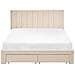 Letto Con Cassetti Contenitori Velluto Lonzac 140 X 200 Cm Beige - Foto miniatura 5