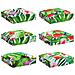Cuscino per seduta pallet 6 pcs Multicolore 40 x 40 x 8 cm - Foto miniatura 1