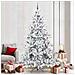 Albero di Natale Artificiale con Rami Pieghevoli Bianco 240 cm - Foto miniatura 2