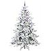 Albero di Natale Artificiale con Rami Pieghevoli Bianco 240 cm - Foto miniatura 3