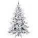 Albero di Natale Artificiale con Rami Pieghevoli Bianco 240 cm - Foto miniatura 4