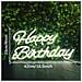 Insegna Al Neon Led Buon Compleanno - 42x26cm Luce Decorativa Per Feste Alimentata Tramite Usb - Foto miniatura 7