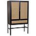 Mobile In Legno Nero E Rete 97x47x167h - Foto miniatura 1