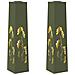 Faro LED solare per sentieri 2 pcs Verde oliva - Foto miniatura 1