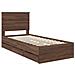 Struttura del letto con cassetto Rovere Marrone 90 x 190 cm - Foto miniatura 4