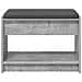 Panca per ingresso con cuscino Grigio Cemento 63 x 38 x 45 cm - Foto miniatura 5