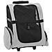 Carrello per animali domestici 3 in 1 design grigio 48x32x (57-106) cm tessuto Oxford - Foto miniatura 1