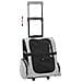 Carrello per animali domestici 3 in 1 design grigio 48x32x (57-106) cm tessuto Oxford - Foto miniatura 7