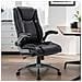 Sedia Da Ufficio, Sedia Direzionale Ergonomica Girevole Con Capacità Di Carico Fino A 150 Kg, Colore Nero - Foto miniatura 7
