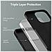 Cover per iPhone 13 Pro - PC+Silicone, Nero, Anti-graffi - Foto miniatura 4