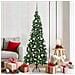 Albero di Natale Artificiale Angolare con 300 LED Verde 180 cm - Foto miniatura 2