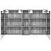 Set di Armadi da Bagno con lo scaffale 3 pcs 120 x 14,5 x 70 cm - Foto miniatura 7