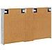 Set di Armadi da Bagno con lo scaffale 3 pcs 120 x 14,5 x 70 cm - Foto miniatura 9
