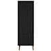 Guardaroba MOLDE Nero 90 x 55 x 175 cm Legno Massello di Pino - Foto miniatura 6