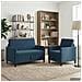 Set di Divani con Storage 2 pz Blu Poliestere - Foto miniatura 10