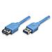 ICOC U3-AA-10-EX - Cavo Prolunga USB 3.0 A maschio / A femmina 1 m blu - Foto miniatura 2