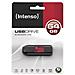 Chiavetta Usb Intenso 64GB USB2.0, 64 GB, USB 2.0, 28 MB / s, Slide, Nero, Rosso, Plastica - Foto miniatura 2