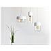 Lampada Da Soffitto Nera In Vetro E Metallo Bianco - Jurua - Foto miniatura 20