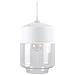 Lampada Da Soffitto Nera In Vetro E Metallo Bianco - Jurua - Foto miniatura 1