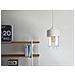 Lampada Da Soffitto Nera In Vetro E Metallo Bianco - Jurua - Foto miniatura 27