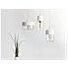 Lampada Da Soffitto Nera In Vetro E Metallo Bianco - Jurua - Foto miniatura 14