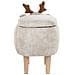 Pouf In Tessuto Beige Reindeer - Foto miniatura 18