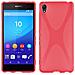 Custodia Compatibile Con Sony Xperia Z4 In Rosso Cremisi - Coperchio Protettivo In Silicone Tpu Flessibile - Foto miniatura 1