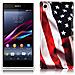 Custodia Compatibile Con Sony Xperia Z1 Con Stampa Stars And Stripes - Hard Case Coperchio Protettivo Con Design Alla Moda - Foto miniatura 1