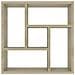 Scaffale Parete Rovere Sonoma 45,1x16x45,1 cm Legno Multistrato - Foto miniatura 5