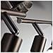 Led Riflettore Del Soffitto Bar Con 4x 3w Gu10 Lampadine Incluse E Girevoli E Disegno Della Parte Girevole Nichel Spazzolato - Foto miniatura 2