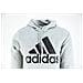 Felpa Da Uomo Con Cappuccio Essentials Big Logo Grigia Taglia Xs Codice Gk9577 - Foto miniatura 7