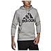 Felpa Da Uomo Con Cappuccio Essentials Big Logo Grigia Taglia Xs Codice Gk9577 - Foto miniatura 1