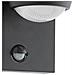 Lampada a LED da Parete Esterna con Sensore Sesimba 1 2x3,7W Nera - Foto miniatura 3
