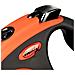 Guinzaglio Automatico Xtreme L Strap 5 M Colore Arancio Fino A 65 Kg - Foto miniatura 2