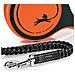 Guinzaglio Automatico Xtreme L Strap 5 M Colore Arancio Fino A 65 Kg - Foto miniatura 3