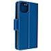 Custodia A Portafoglio Iphone 13 Multiscomparto Supporto Video Azzurra - Foto miniatura 3