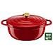 E2548904 Légere Ovale Cocotte 30x23 Cm, Fusione In Alluminio Rosso - Foto miniatura 1