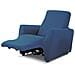 Copripoltrona Reclinabile Antimacchia Elasticizzata Genius Relax Lounge Tinta Unita Poltrona Blu Sugar 2017 - Foto miniatura 1