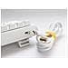 One 3 Classic SF tastiera USB Inglese US Bianco - Foto miniatura 6