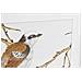 Quadro Dkd Home Decor 60 X 2,5 X 60 Cm Uccello Shabby Chic (4 Pezzi) - Foto miniatura 3