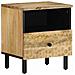 Comodino 40x33x46 Cm In Legno Massello Di Mango - Foto miniatura 1